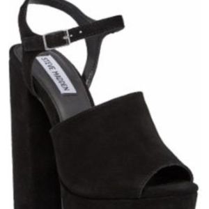 Black Platform Heels - Steve Madden
